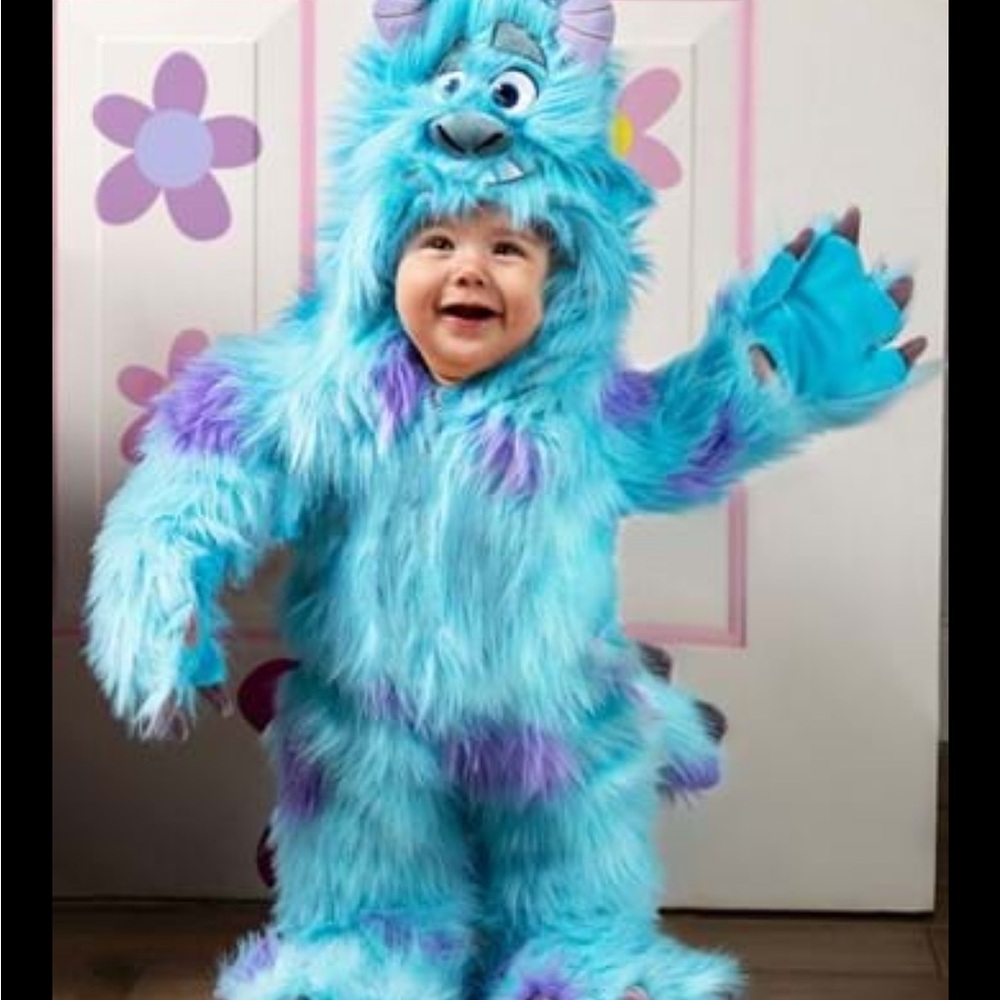 Blue and Purple Monster Kids Costume